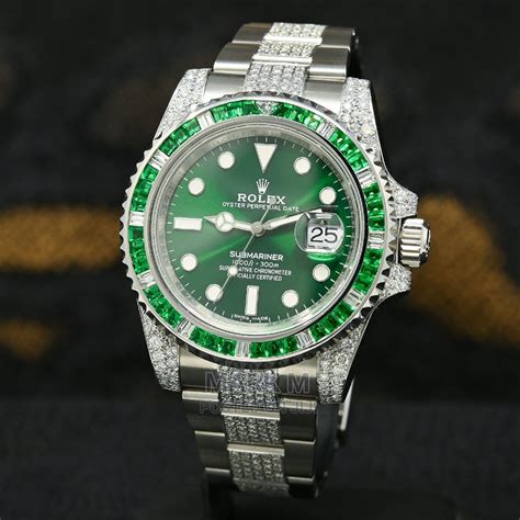 iced out rolex submariner replica|rolex day date iced out.